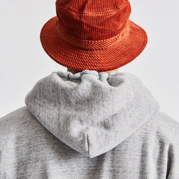 Brixton Oath Corduroy Packable Bucket Hat Red Burnt Orange Medium Round Top main image 14